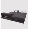Image de Drap Housse Tpr En Coton 57 Fils 2x80x200 Cm Uni Noir, Par Soleil D'ocre