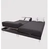 Image de Drap housse TPR en coton 57 fils 2x80x200 cm UNI noir par Soleil dOcre