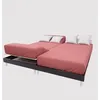 Image de Drap housse TPR en coton 57 fils 2x80x200 cm UNI brique par Soleil dOcre