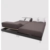 Image de Drap Housse Tpr En Coton 57 Fils 2x80x200 Cm Uni Brun, Par Soleil D'ocre