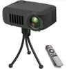 Image de Mini Vidéoprojecteur Portable Ultra Léger 800 Lumens Support 1080p Idéal Home Cinéma Noir Yonis