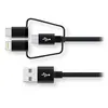 Image de Câble Wefix 3 en 1 pour iPhone iPad iPod Noir