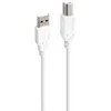 Image de Cables USB Accsup CABLE IMPRIMANTE USB-A VERS USB-B 2.0 5M BLANC