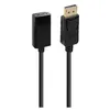 Image de Câbles vidéo Accsup ADAPTATEUR DISPLAYPORT MALE VERS HDMI FEMELLE 15 CM NOIR