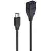 Image de Cables USB Accsup ADAPTATEUR USB-C MALE VERS USB 3.1 FEMELLE NOIR