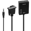Image de Adaptateur Vga Mâle Hdmi Femelle Accsup 1920x1080p 60hz 20 Cm Noir