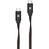 Image de Câble Plat Usb Type C Vers Usb Type C Wefix 1 M Noir