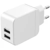 Image de Chargeur Secteur Double Usb Type A 2.4a Wefix Blanc