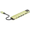 Image de Hub Usb Accsup 7-en-1 Jaune Agrume