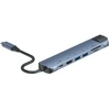 Image de Hub Usb Accsup 7-en-1 7 Ports Indigo