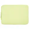 Image de Housse Ordinateur Portable Accsup Macbook Neo Air Pro 13 Pouces Mémoire Forme Vert Matériaux Recyclés