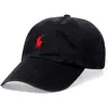 Image de Casquette Ralph Lauren Classic Sport Cap noir rouge