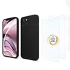 Image de Coque antichoc compatible iPhone 13 Mini Noir + 2 protections écran - EVETANE