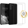 Image de EVETANE Coque compatible Galaxy S21 Plus 5g antichoc Noir + 2 vitres