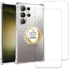 Image de Coque antichoc compatible Galaxy S24 Ultra Transparente + 2 protections écran - EVETANE