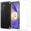 Image de Coque antichoc compatible Galaxy A54 Transparente + 2 protections écran - EVETANE