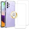 Image de EVETANE Coque compatible Galaxy A52 antichoc Transparente + 2 vitres