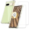 Image de EVETANE Coque compatible Pixel 7a antichoc Transparente + 2 vitres