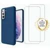 Image de Coque antichoc compatible Galaxy S21 Fe Bleu + 2 protections écran - EVETANE