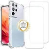 Image de EVETANE Coque compatible Galaxy S21 Ultra 5g antichoc Transparente + 2 vitres