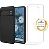 Image de Coque antichoc compatible Pixel 8 Pro Noir + 2 protections écran - EVETANE