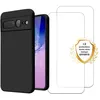 Image de EVETANE Coque compatible Pixel 7 Pro antichoc Noir + 2 vitres