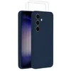 Image de Coque antichoc compatible Galaxy S24 Bleu + 2 protections écran - EVETANE