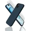 Image de EVETANE Coque compatible iPhone 15 Plus antichoc Bleu + 2 vitres
