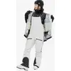 Image de Pantalon Roxy Lunalite GORE-TEX blanc brillant noir femme - M