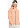 Image de Veste à capuche Roxy Meade orange clair femme - M