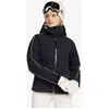 Image de Veste à capuche Roxy Snowblizzard noir absolu femme - L