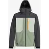 Image de Veste à capuche Quiksilver Dawson vert clair gris - S