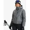 Image de Veste à capuche Roxy Snow Shimmer gris femme - L