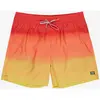 Image de Maillot de bain Billabong All Day Fade Layback 16 Inch rouge orange jaune - M