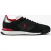 Image de Chaussures Ralph Lauren Varick daim oxford noir rouge - 40