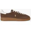 Image de Chaussures Ralph Lauren Bedford Suede marron blanc gomme - 45