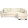 Image de Canape d angle convertible hamilton beige velours cotele 4 places reversible HAMILTONCONVCORD
