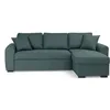 Image de Canapé D'angle Convertible Réversible 4 Places - Tissu Vert - L 244 X P 151 X H 90 - Fabriqué En Ukraine