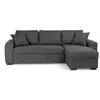 Image de Canape dangle convertible reversible 4 places - tissu gris - contemporain - l 244 x p 151 x h 90 - hamilton HAMILTONANCVBL