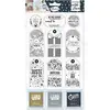 Image de Tampons - Loisirs Créatifs - Scrapbooking - Etiquettes Cadeaux - 9 Pièces + 3 Encreurs - Aladine