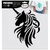 Image de Pochoir Pour Textiles - Licorne