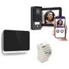 Image de Visiophone filaire et connecté 3K Philips WelcomeEye Connect 3 avec écran supplémentaire et transformateur