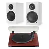 Image de Teac TN-175 Noir + Triangle Elara LN01A Blanc mat