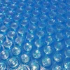 Image de Bache Solaire Piscine 8 x 4 - 400 Microns - Bleu - Rectangle - Bordée Périmètre - EDG Premium