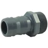 Image de Douille cannelée PVC pression 60 mm à visser mâle 50x60