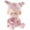 Image de Figurine - SANTEX - 4941-5 - Baptême - Fille - Rose - Polyrésine - 2x4 cm