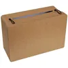 Image de Tirelire en carton valise kraft 24 x 16 x 10 cm pour mariage