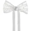 Image de Noeud dentelle avec ruban (10 noeuds par sachet)