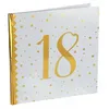 Image de Livre dOr - Blanc et Or - 18 ans - Adulte - 44 pages - Étoiles dorées