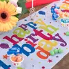 Image de Santex - Chemin De Table Coloré Happy Birthday Décoration De Table D'anniversaire - 30cm X 5m